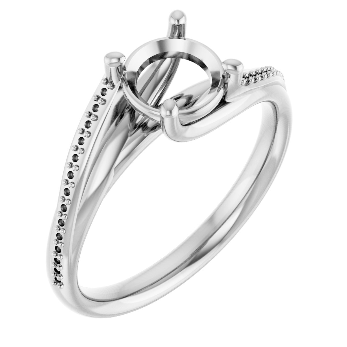 Accented Engagement Ring