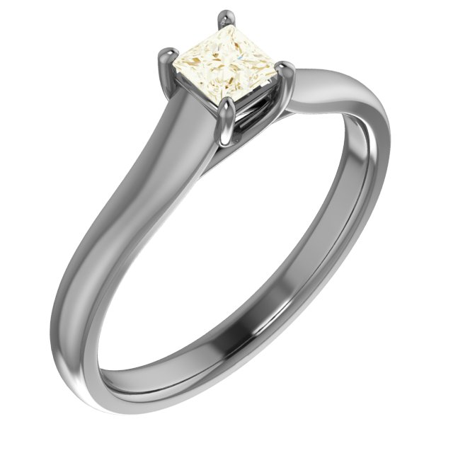 14K Yellow .25 CTW Diamond Solitaire Engagement Ring Ref 1685837