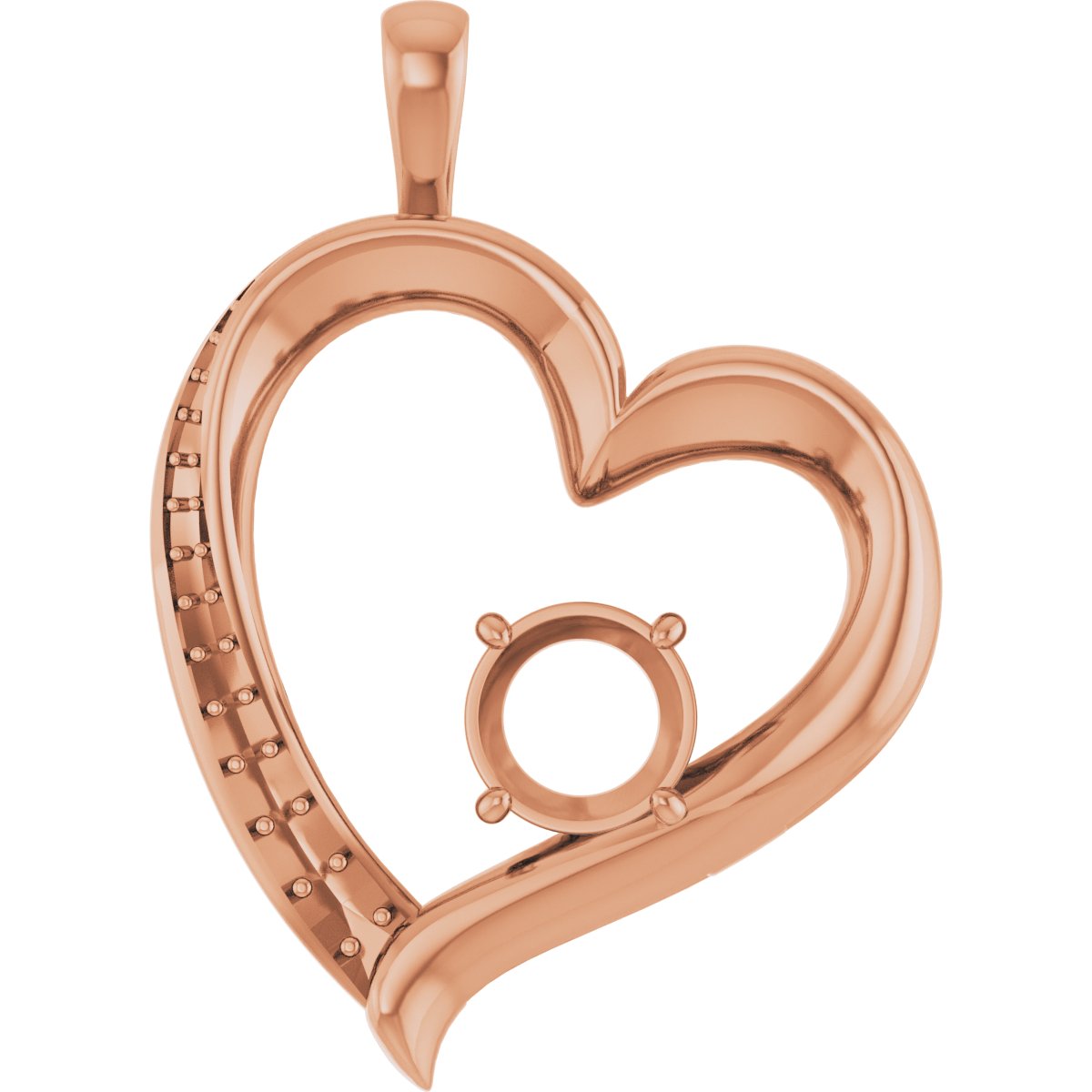 Accented Heart Pendant