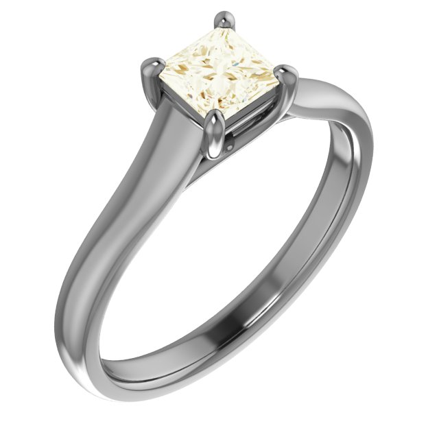 14K Yellow .50 CTW Diamond Solitaire Engagement Ring Ref 1685819