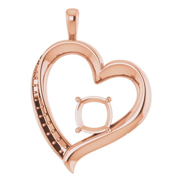 Accented Heart Pendant