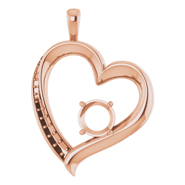 Accented Heart Pendant