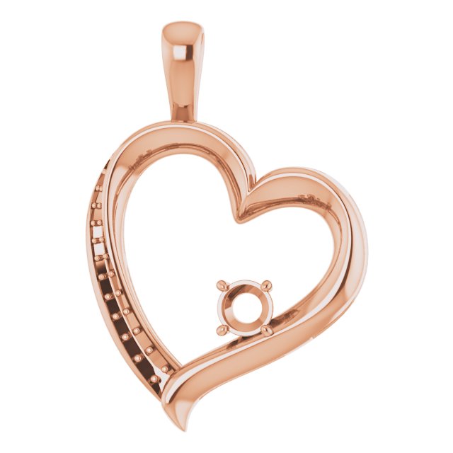 Accented Heart Pendant