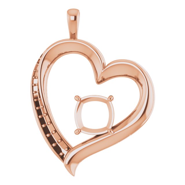Accented Heart Pendant