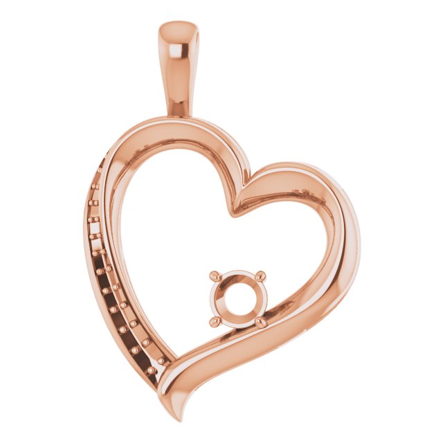 Accented Heart Pendant