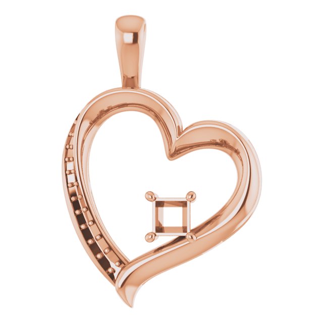 Accented Heart Pendant