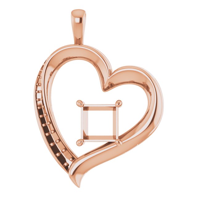Accented Heart Pendant