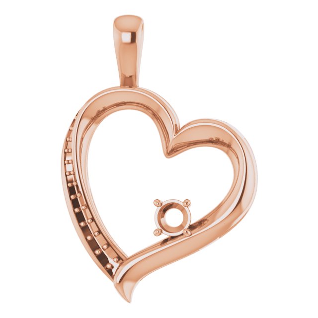 Accented Heart Pendant