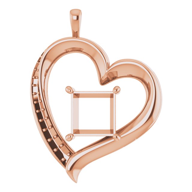 Accented Heart Pendant