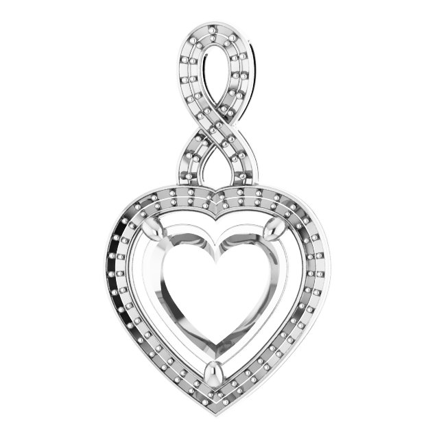 Accented Halo-Style Pendant