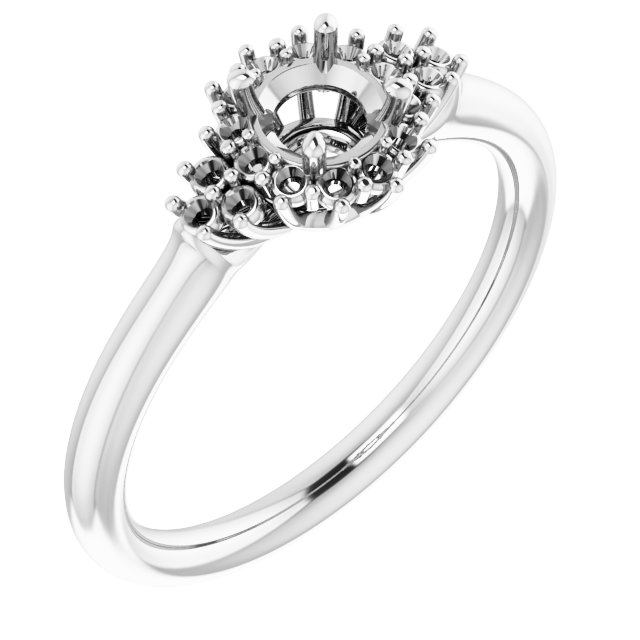 Halo-Style Engagement Ring