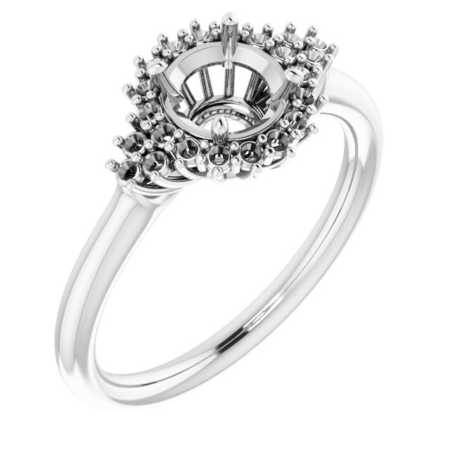 Halo-Style Engagement Ring