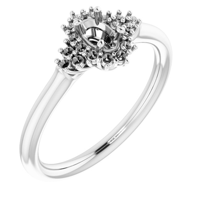 Halo-Style Engagement Ring