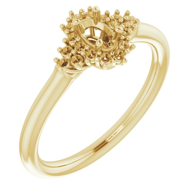 Halo-Style Engagement Ring