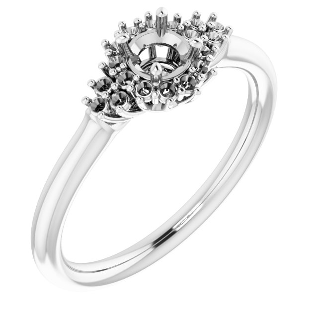 Halo-Style Engagement Ring