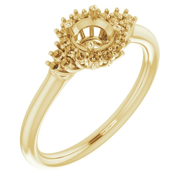 Halo-Style Engagement Ring