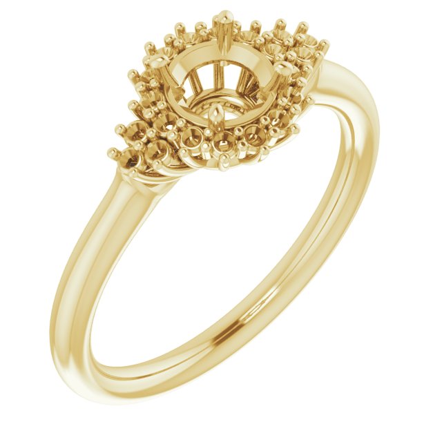 Halo-Style Engagement Ring