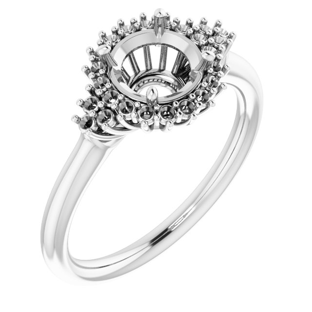 Halo-Style Engagement Ring