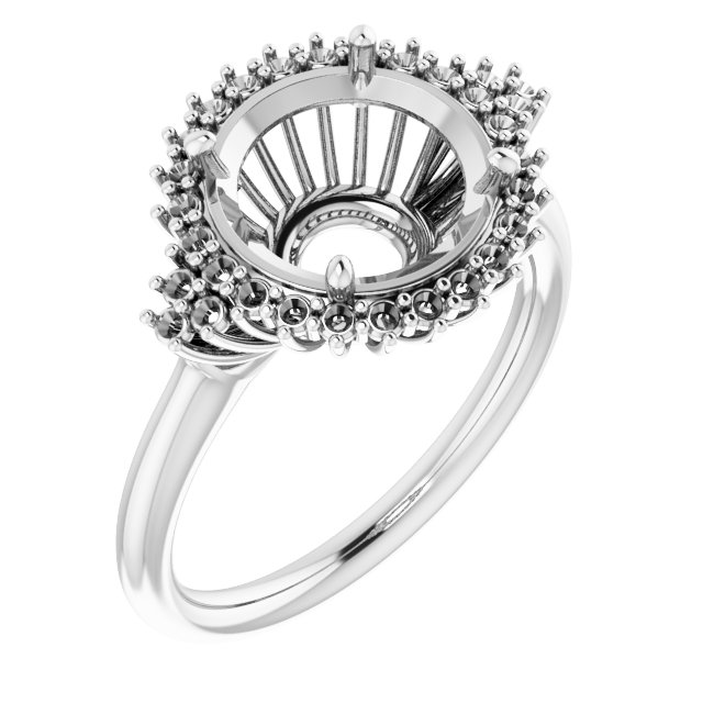 Halo-Style Engagement Ring