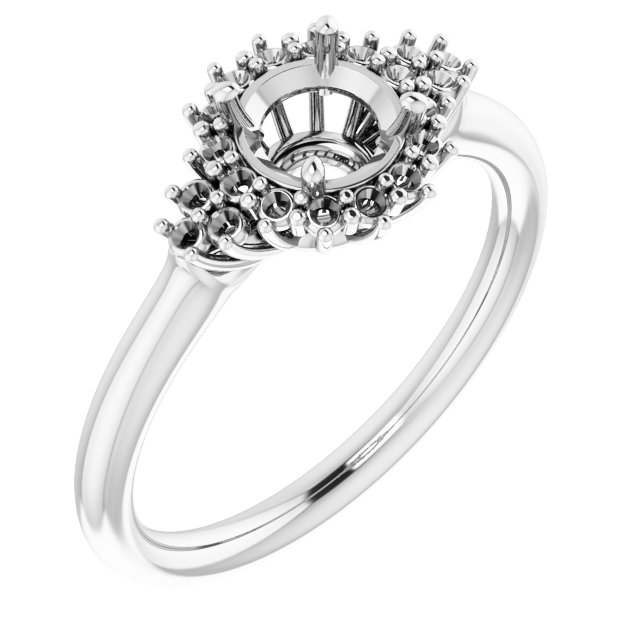 Halo-Style Engagement Ring