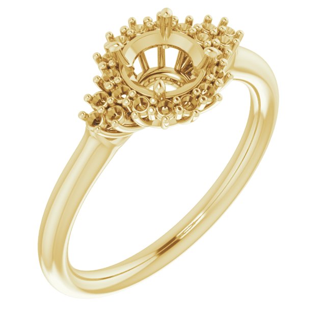 Halo-Style Engagement Ring
