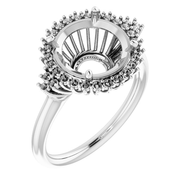 Halo-Style Engagement Ring