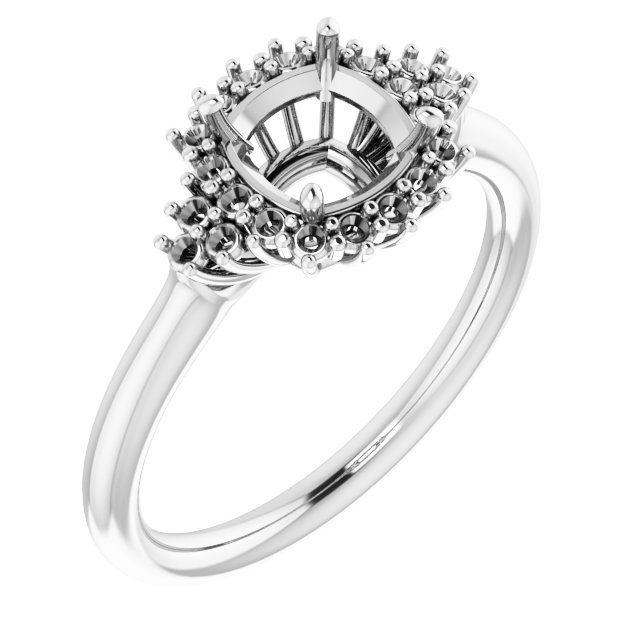 Halo-Style Engagement Ring