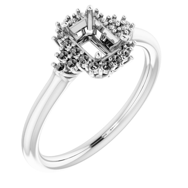 Halo-Style Engagement Ring