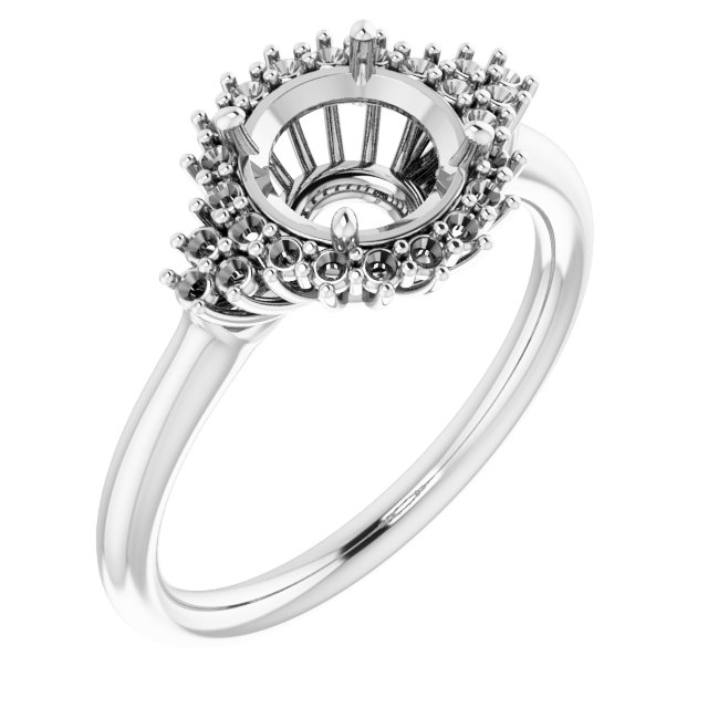 Halo-Style Engagement Ring
