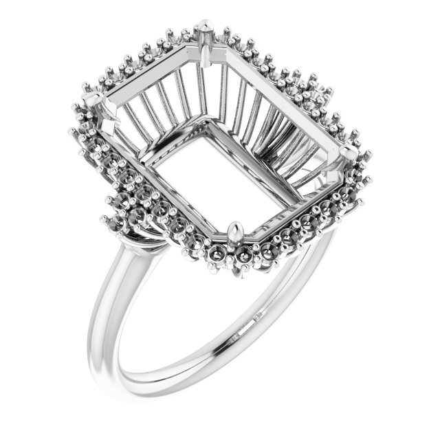 Halo-Style Engagement Ring