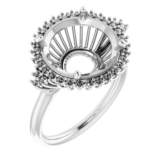 Halo-Style Engagement Ring
