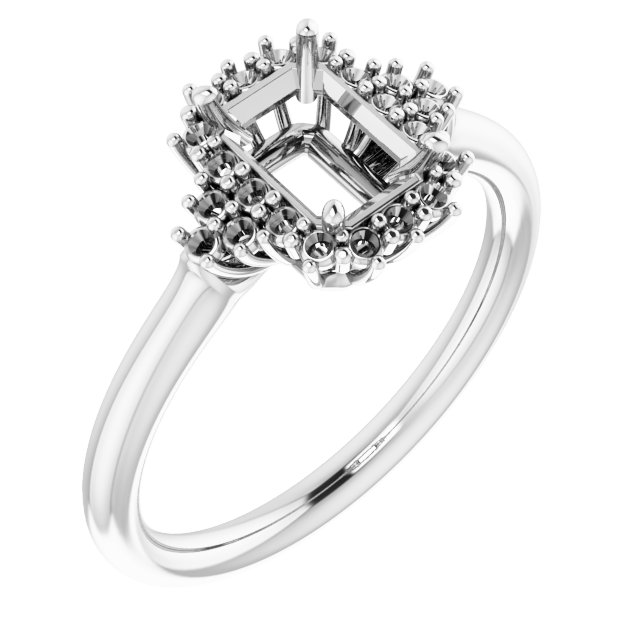 Halo-Style Engagement Ring