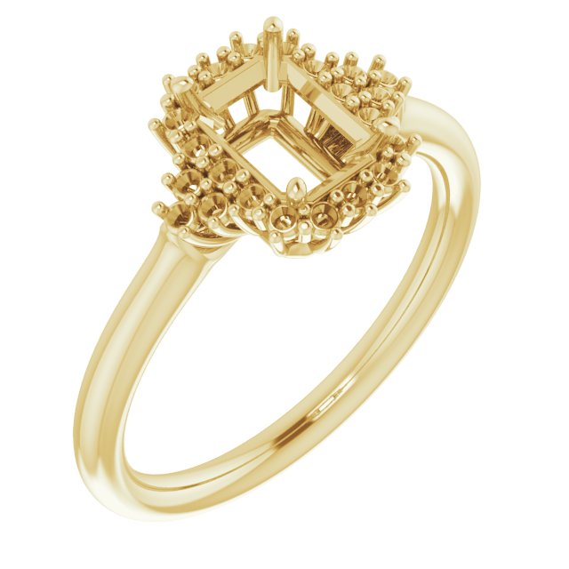 Halo-Style Engagement Ring