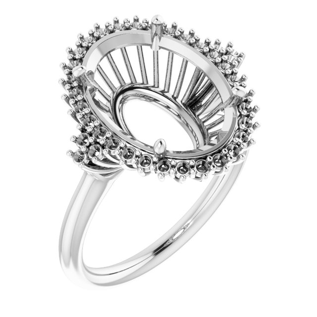 Halo-Style Engagement Ring