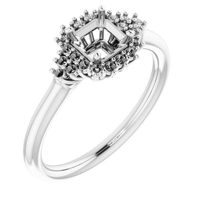 Halo-Style Engagement Ring