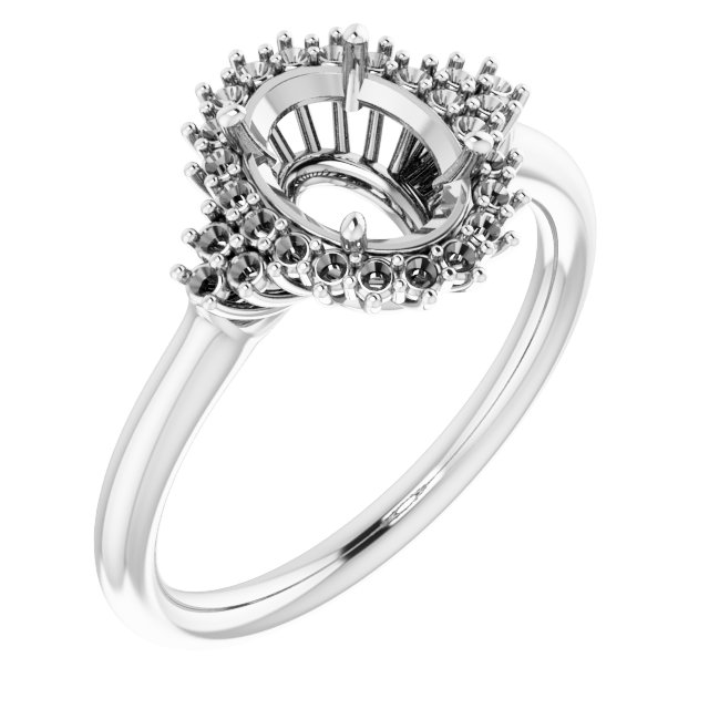 Halo-Style Engagement Ring