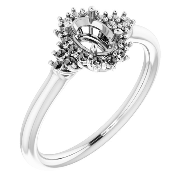 Halo-Style Engagement Ring