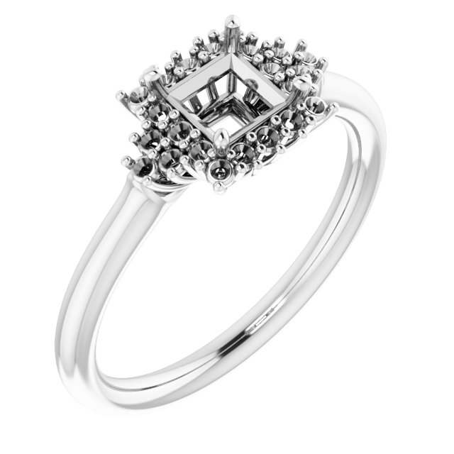 Halo-Style Engagement Ring