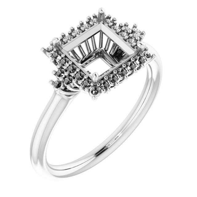 Halo-Style Engagement Ring