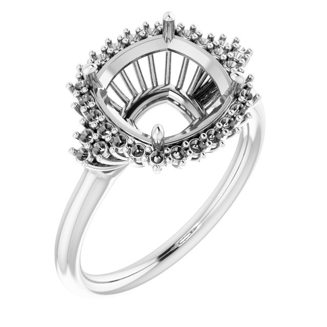Halo-Style Engagement Ring