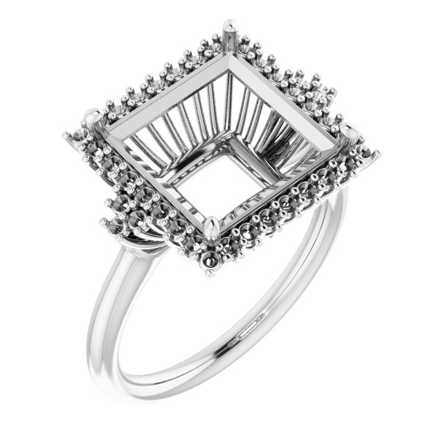 Halo-Style Engagement Ring