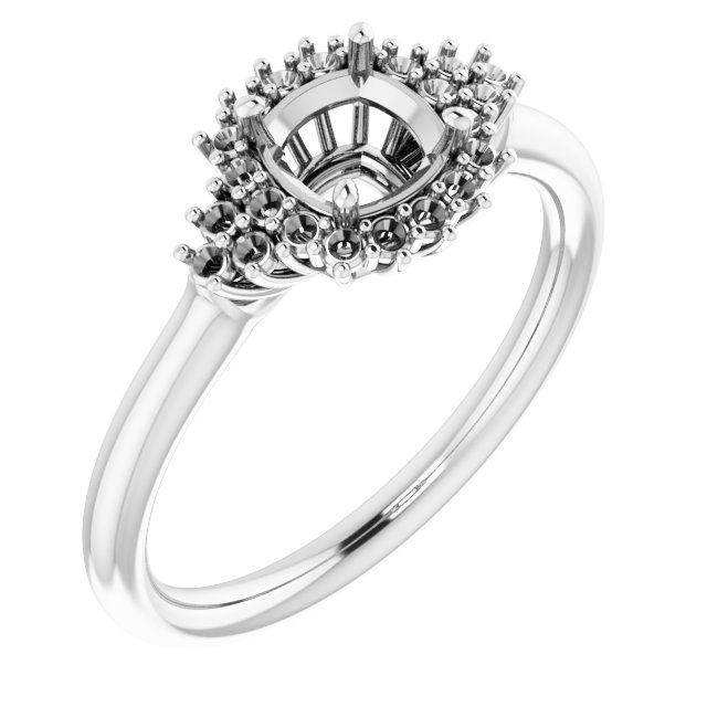 Halo-Style Engagement Ring