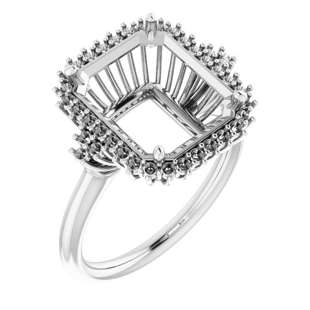 Halo-Style Engagement Ring