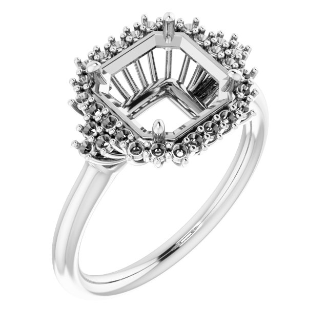 Halo-Style Engagement Ring