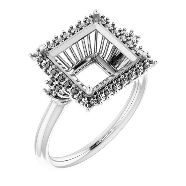 Halo-Style Engagement Ring