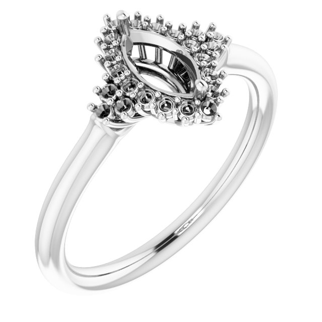 Halo-Style Engagement Ring