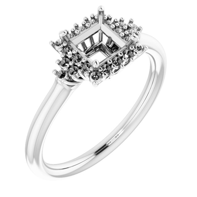 Halo-Style Engagement Ring