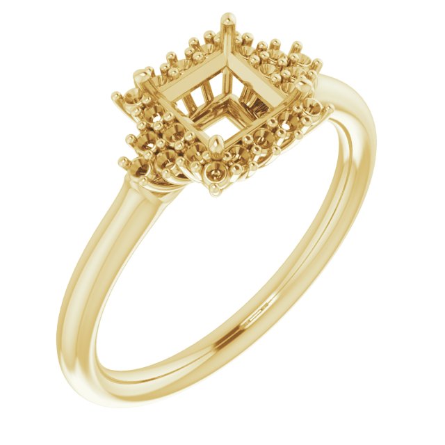 Halo-Style Engagement Ring