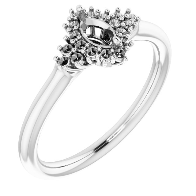 Halo-Style Engagement Ring