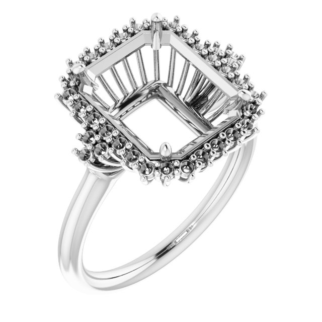 Halo-Style Engagement Ring